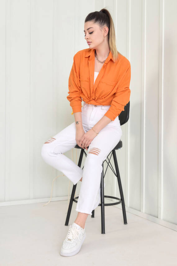 Gabardin Pantolon Beyaz - 11603 - 15