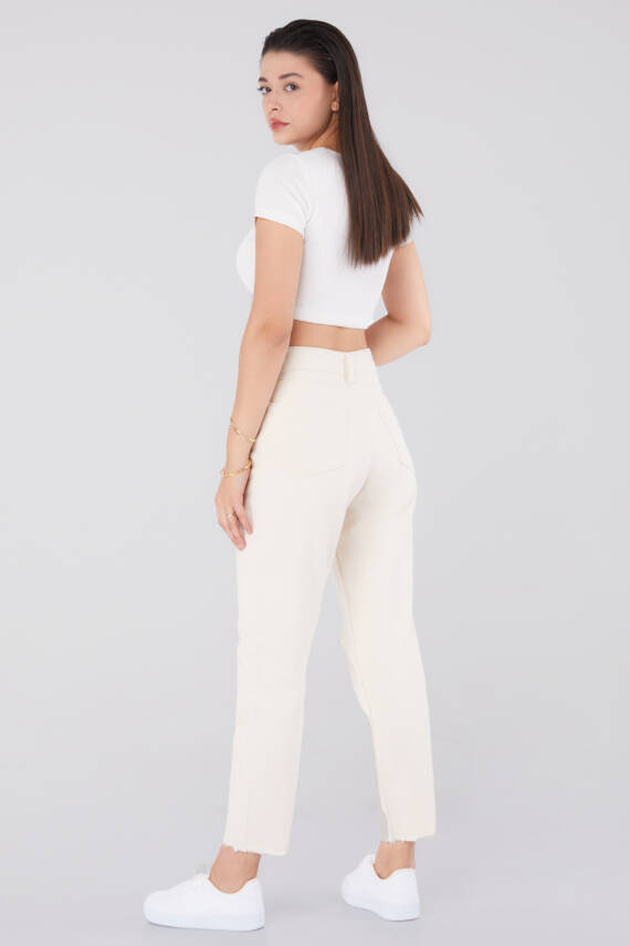 Gabardin Pantolon Ekru - 11603 - 5