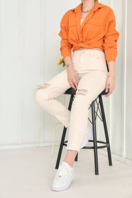 Gabardin Pantolon Ekru - 11603 - 10