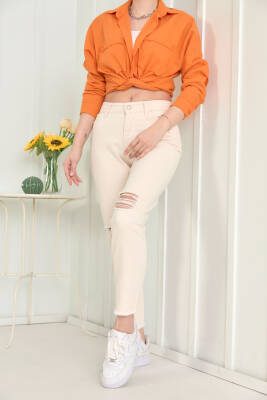 Gabardin Pantolon Ekru - 11603 - 12
