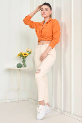 Gabardin Pantolon Ekru - 11603 - 15