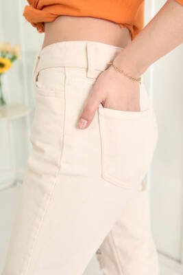 Gabardin Pantolon Ekru - 11603 - 20