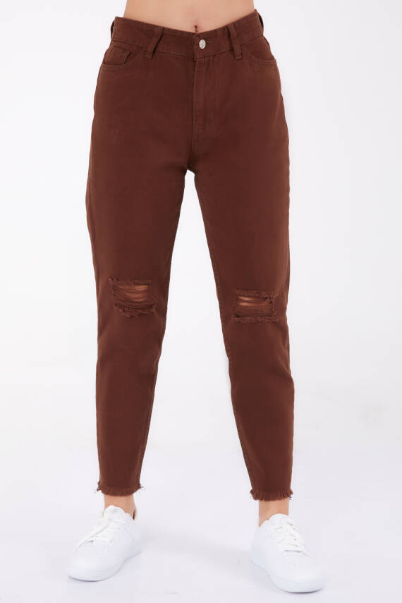 Gabardin Pantolon Kahve - 11603 - 2