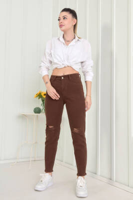 Gabardin Pantolon Kahve - 11603 - 6