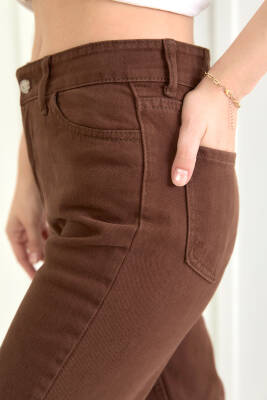 Gabardin Pantolon Kahve - 11603 - 9