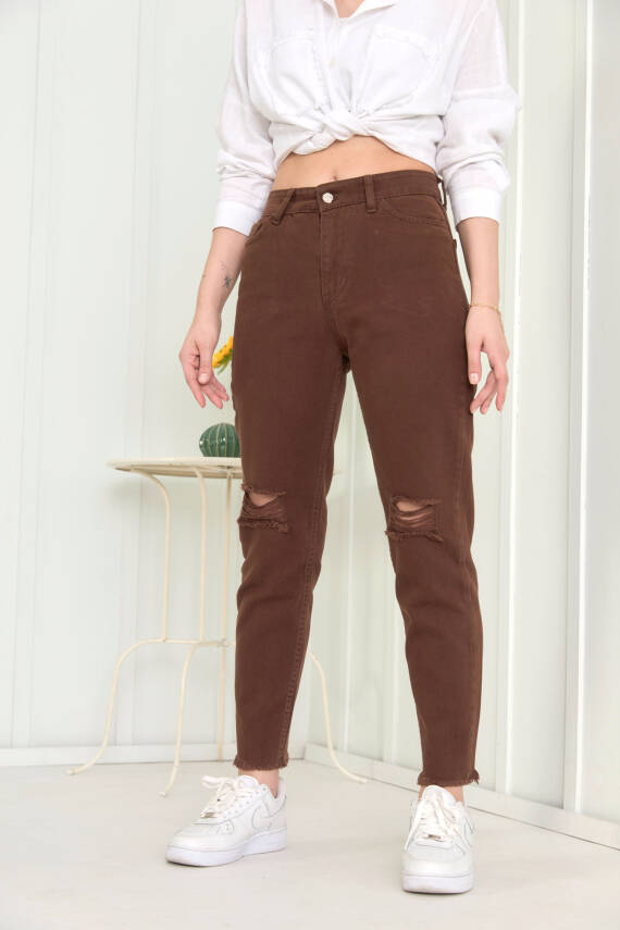 Gabardin Pantolon Kahve - 11603 - 11