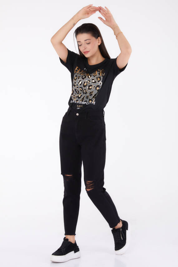 Gabardin Pantolon Siyah - 11603 - 1