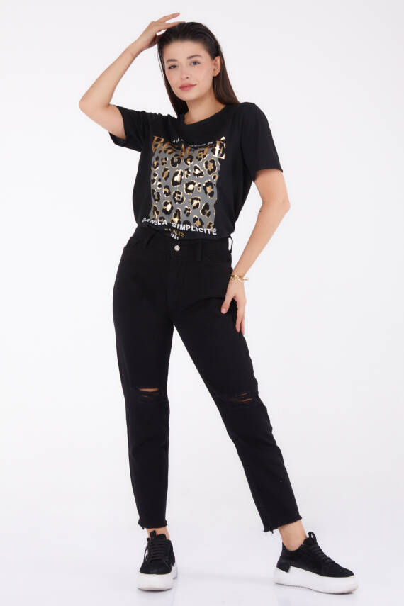 Gabardin Pantolon Siyah - 11603 - 2