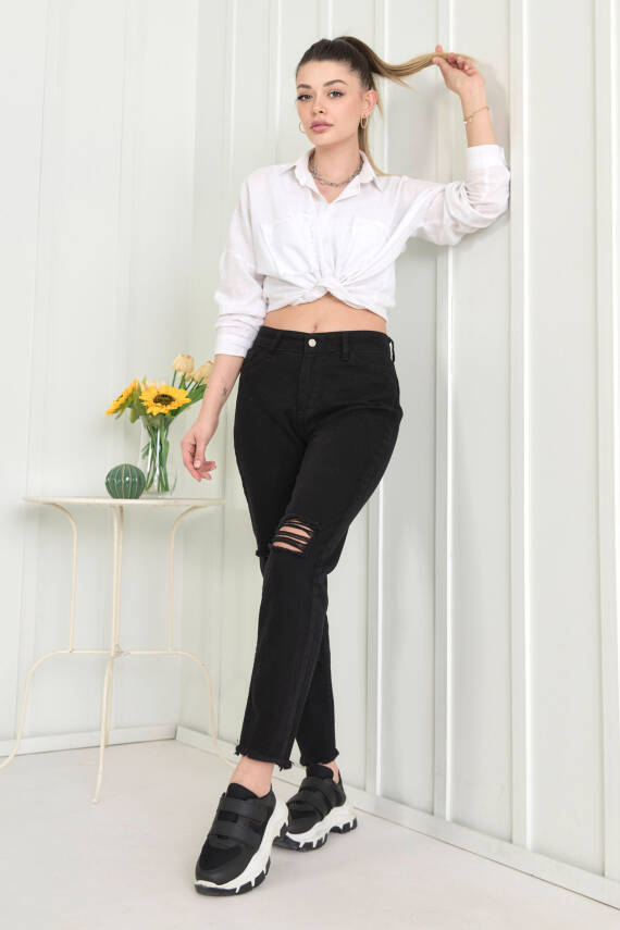 Gabardin Pantolon Siyah - 11603 - 13