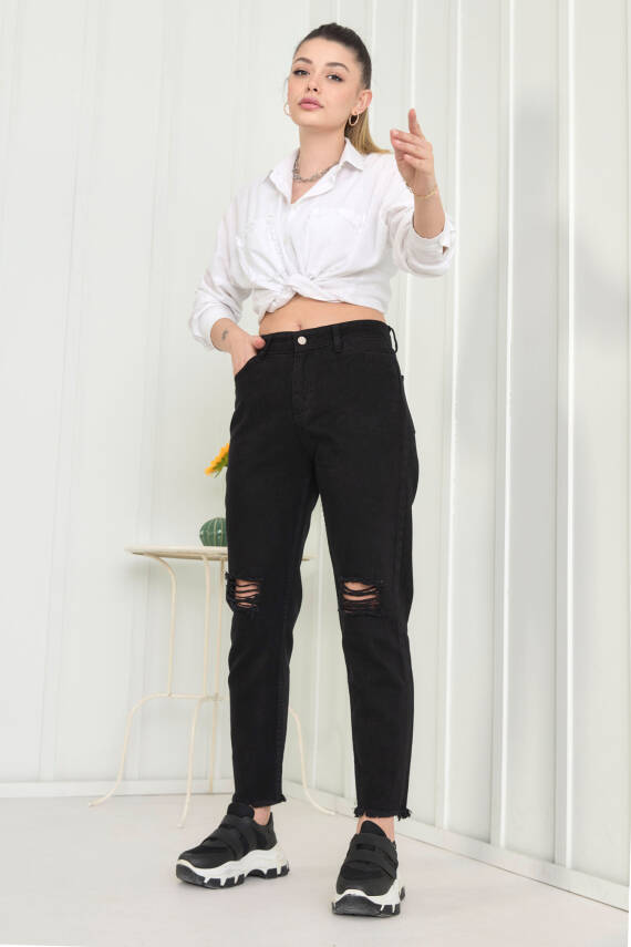 Gabardin Pantolon Siyah - 11603 - 16