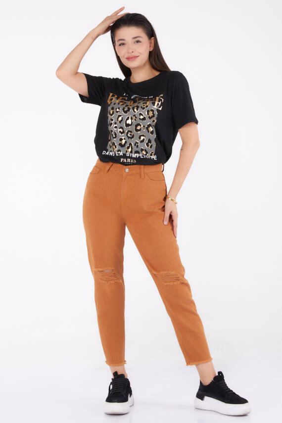 Gabardin Pantolon Taba - 11603 - 1
