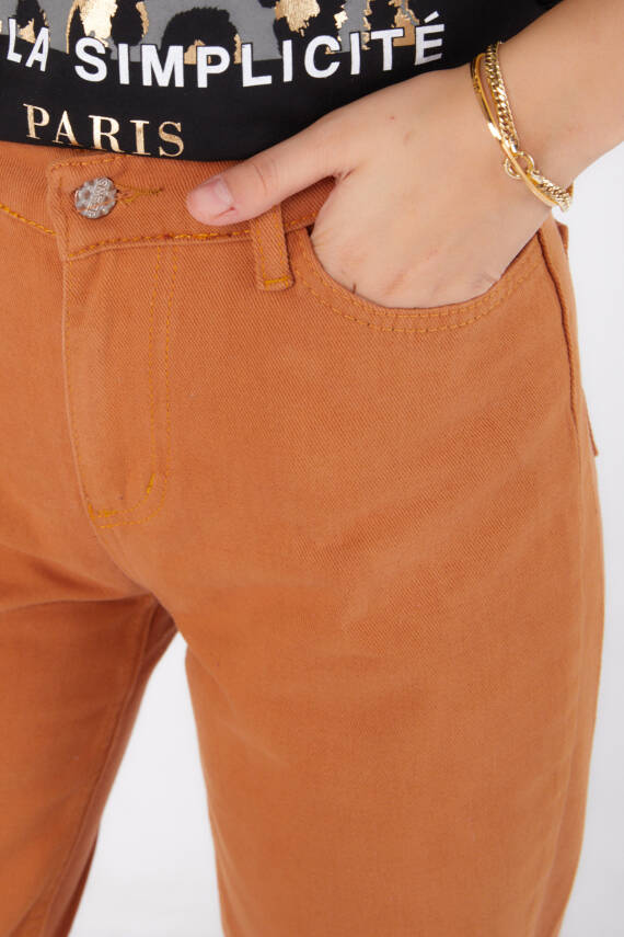 Gabardin Pantolon Taba - 11603 - 5