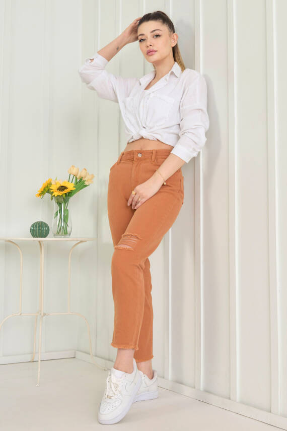 Gabardin Pantolon Taba - 11603 - 8