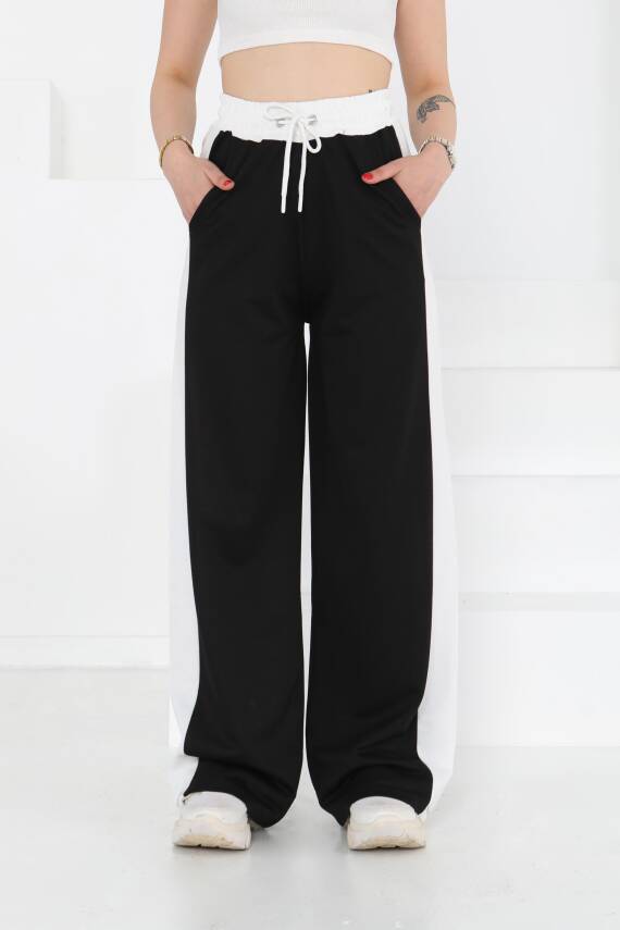 Garnili Bol Pantolon Siyah - 27137 - 4