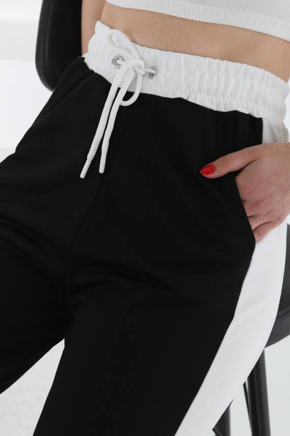 Garnili Bol Pantolon Siyah - 27137 - 5