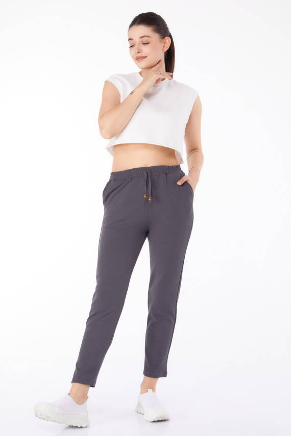 Havuç Pantolon Füme - 27076 - 1
