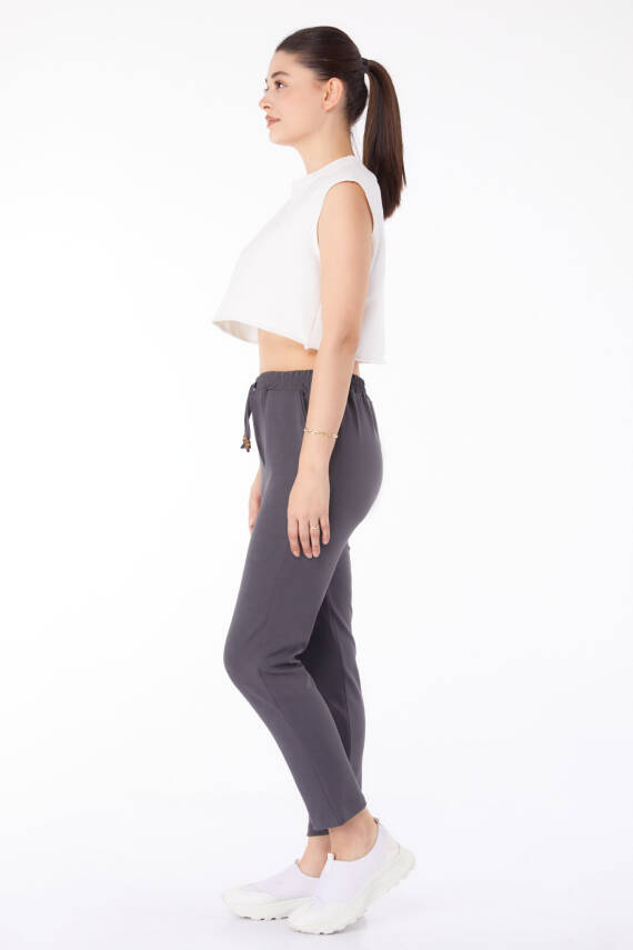 Havuç Pantolon Füme - 27076 - 3