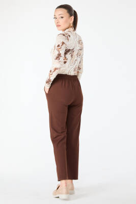 Havuç Pantolon Kahve - 27076 - 5