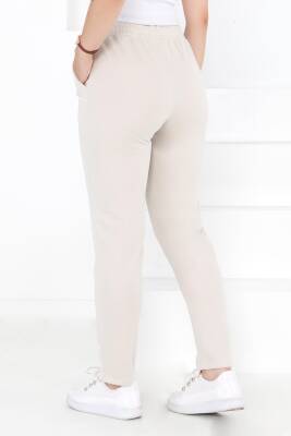 Havuç Pantolon Krem - 27076 - 5