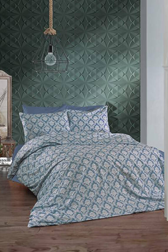 Indigo Tek Kişilik Nevresim Seti - 24349 - 1