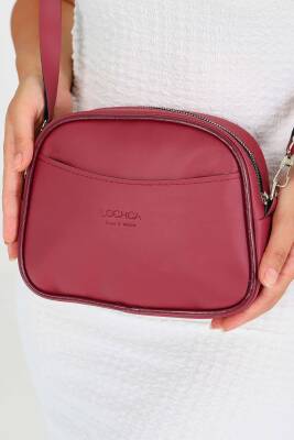 Kadın Bordo Çanta - 27542 - 3