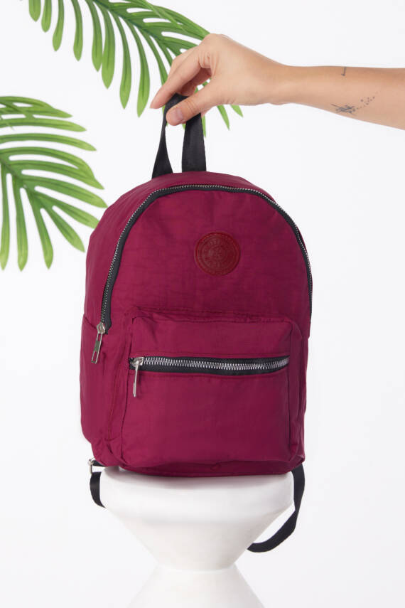 Kadın Bordo Sırt Çantası - 26261 - 1
