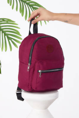 Kadın Bordo Sırt Çantası - 26261 - 2