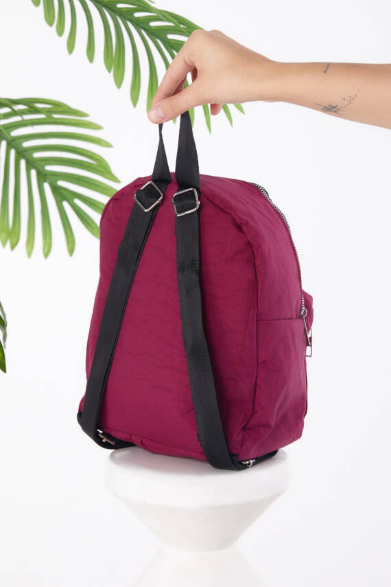 Kadın Bordo Sırt Çantası - 26261 - 3