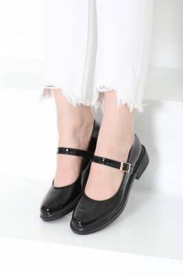 Kadın Mad Siyah Jane Kemer Detaylı Loafer Ayakkabı - 27145 - 3