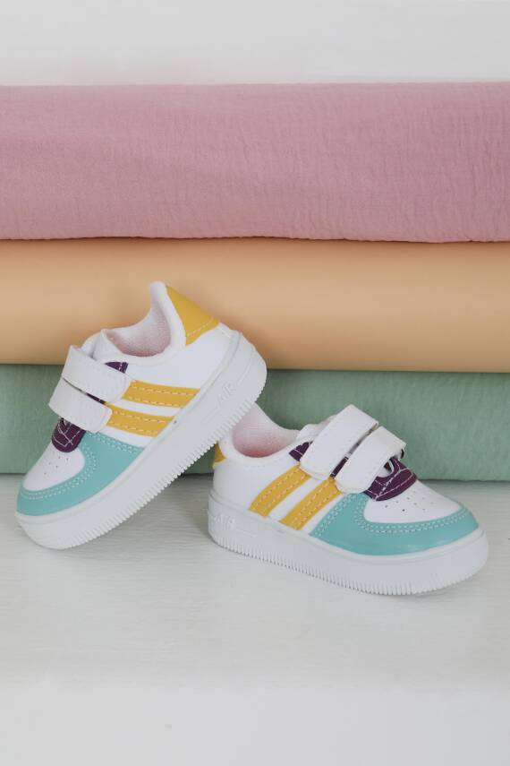 Kadın Mint-sari Renkli Bebek Ayakkabı - 27483 - 1