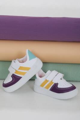 Kadın Mor Mint Renkli Bebek Ayakkabı - 27483 - 2