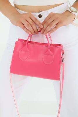 Kadın Pembe Mini El Çantası - 27466 - 3