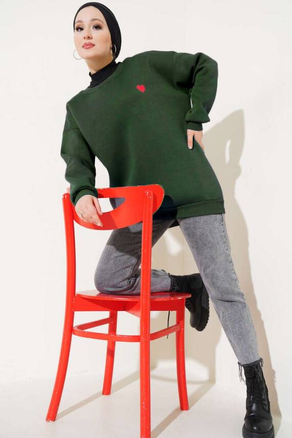 Kalpli Tunik Yesil - 26660 - 2