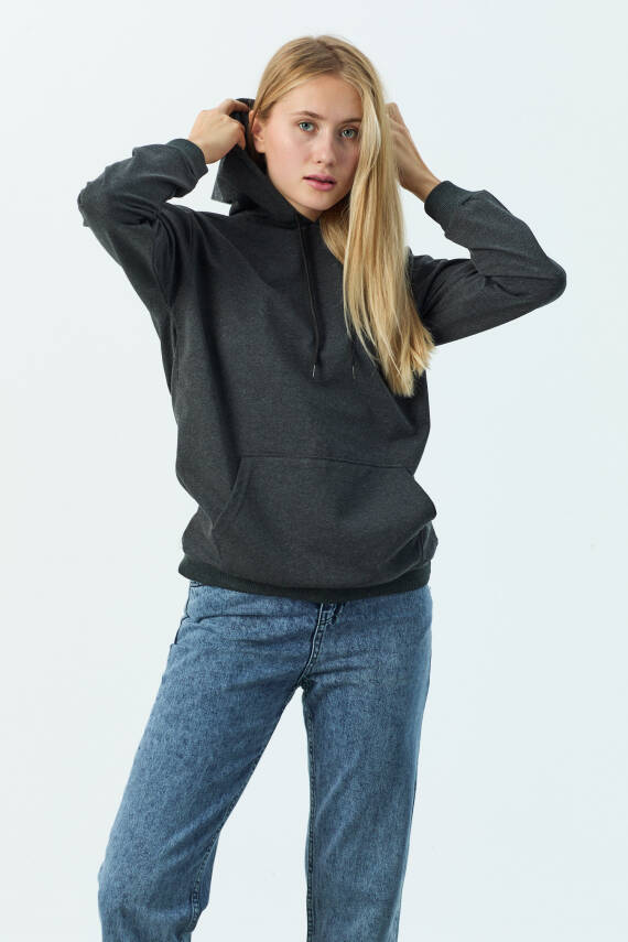 Kapsonlu Sweat Antrasit - 23003 - 3