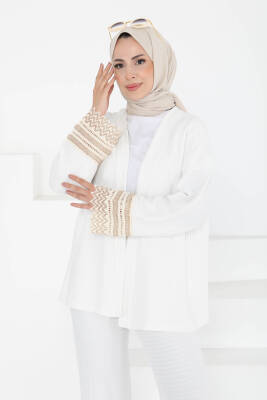 Kimono İkili Takım Ekru - 27242 - 4