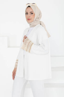 Kimono İkili Takım Ekru - 27242 - 5
