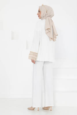 Kimono İkili Takım Ekru - 27242 - 7
