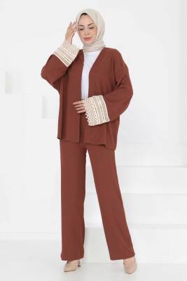 Kimono İkili Takım Kahve - 27242 - 2