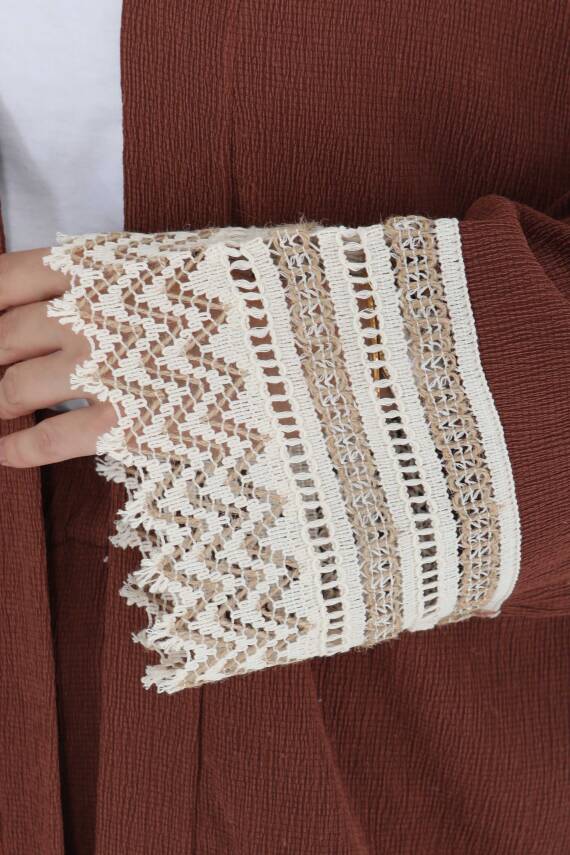 Kimono İkili Takım Kahve - 27242 - 6