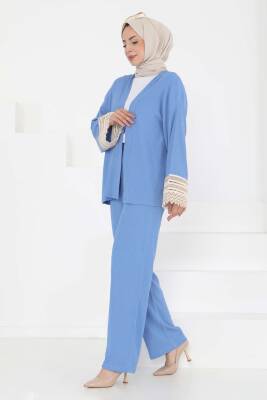 Kimono İkili Takım Mavi - 27242 - 6