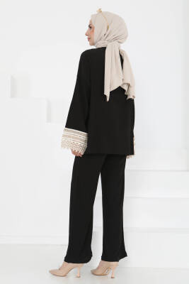 Kimono İkili Takım Siyah - 27242 - 7