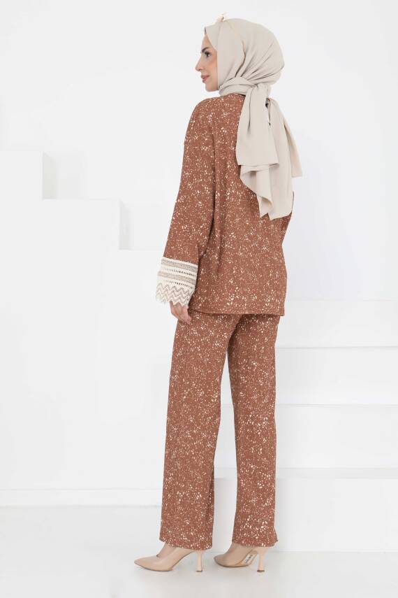 Kimono İkili Takım Taba - 27242 - 7
