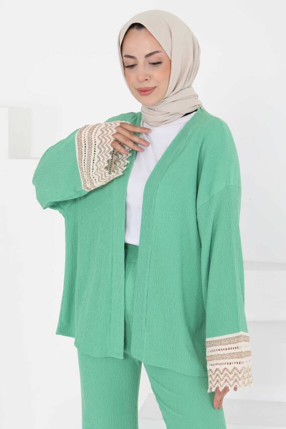 Kimono İkili Takım Yesil - 27242 - 2