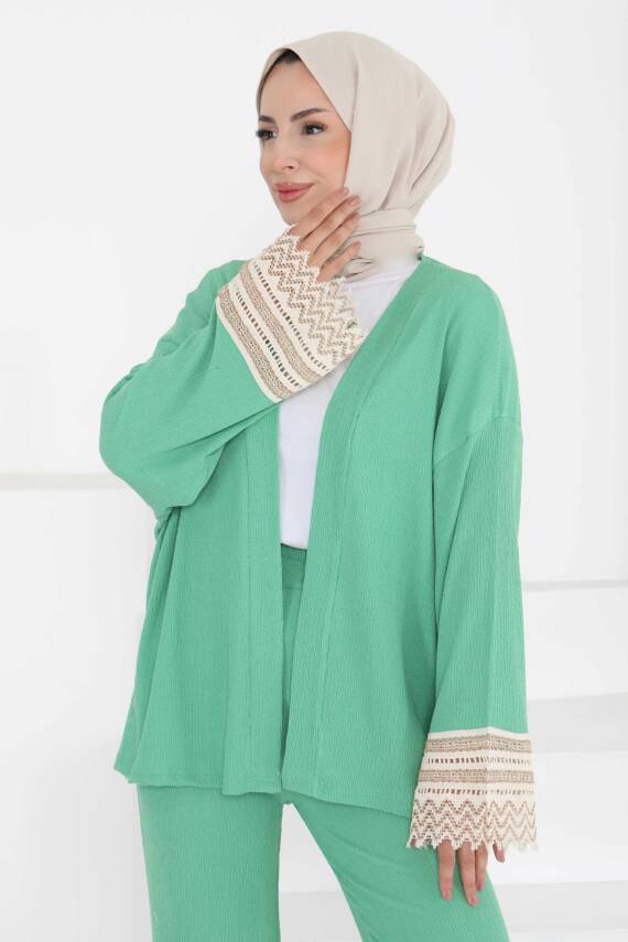 Kimono İkili Takım Yesil - 27242 - 4