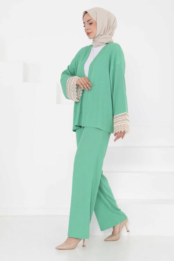 Kimono İkili Takım Yesil - 27242 - 5