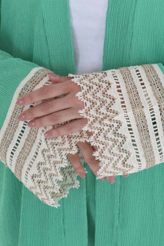 Kimono İkili Takım Yesil - 27242 - 6