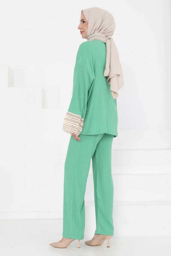 Kimono İkili Takım Yesil - 27242 - 7
