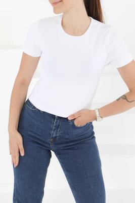 Kısa Kollu Body Beyaz - 27418 - 3