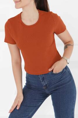 Kısa Kollu Body Kiremit - 27418 