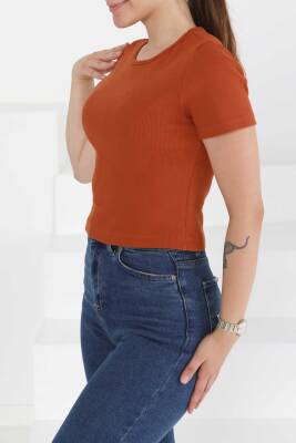 Kısa Kollu Body Kiremit - 27418 - 2